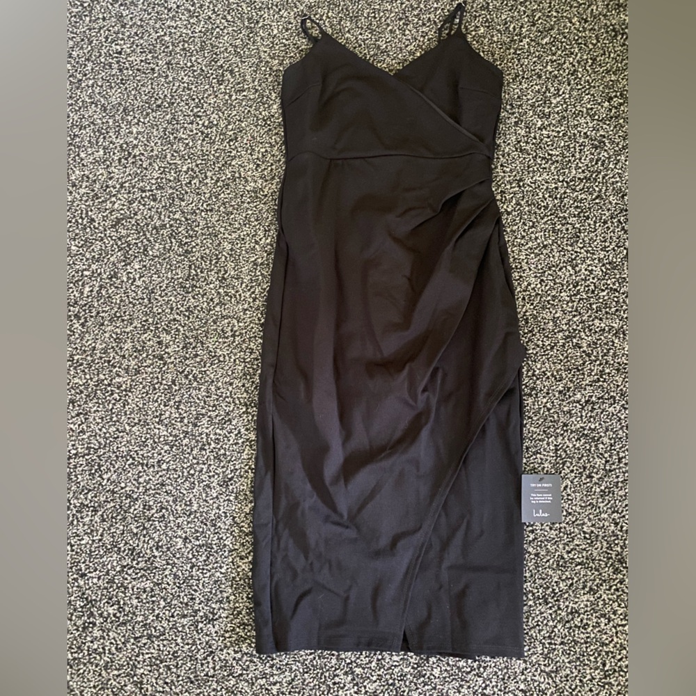 Lulu's Black Cocktail Dress
